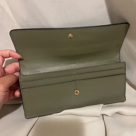 Coach Saffiano Leather Wallet - Picture 6 of 12